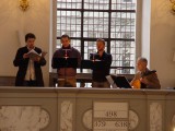 3 tenorer med lut: Teit, Emil, Adam og Ingolf Olsen